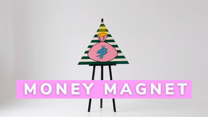 Money magnet Pintura, 39,8x39,8 in