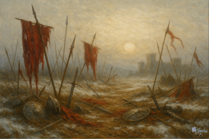 Echoes of the Fallen 絵画, 23.6x35.4 in