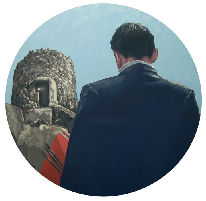 El regreso Pittura, 31,5x31,5 in