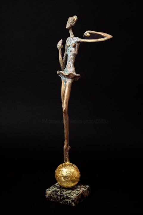 Ballerina Sculpture, 25.2x3.9 in