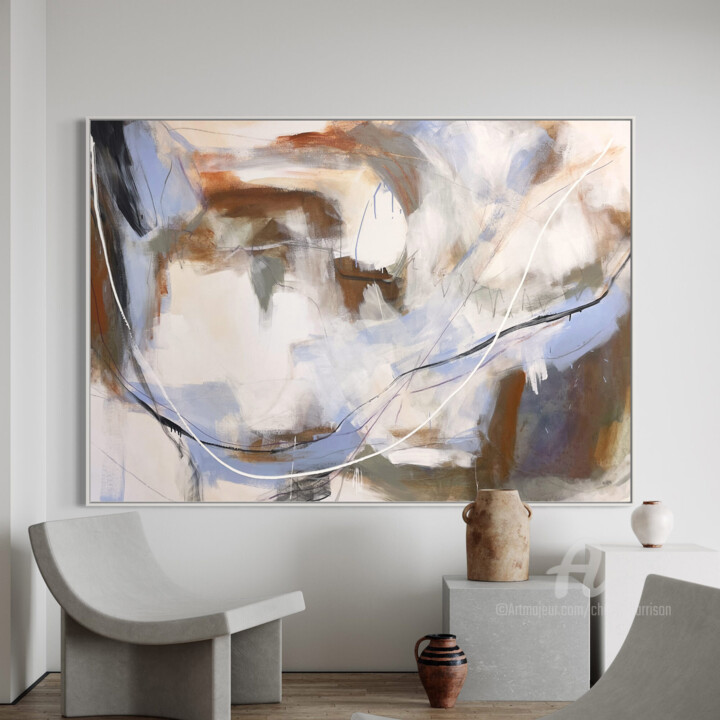 Painting titled "Sway" by Cheryl Harrison, Original Artwork, Acrylic
