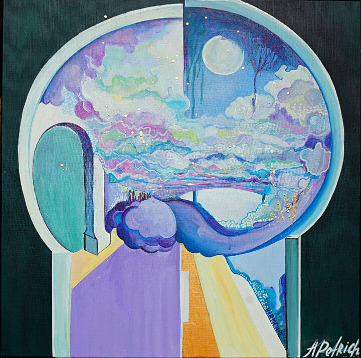 My Universe 2 绘画, 19.7x19.7 in