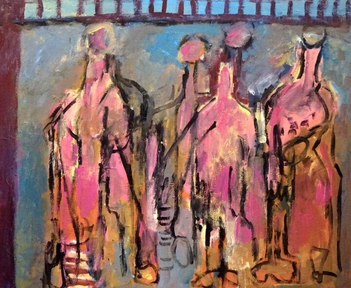 绘画,  35.4x43.3 in 