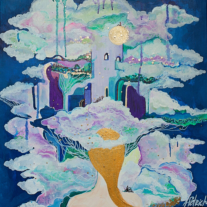 绘画,  19.7x19.7 in 