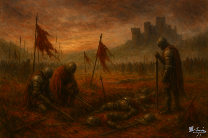 Echoes of Defeat Картина, 23,6x37,4 in