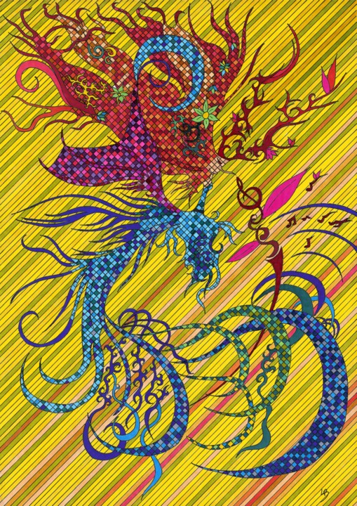 L'Air des Sylphes Disegno, 16,5x11,7 in