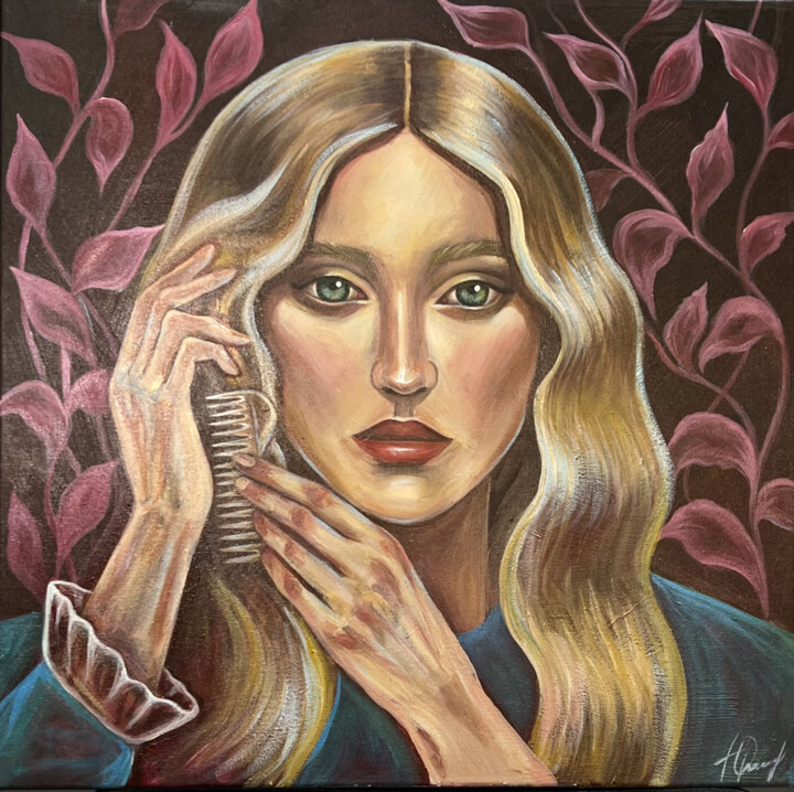 "Ritual" 绘画, 23.6x23.6 in