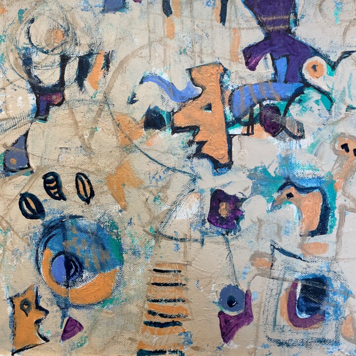绘画,  15.8x15.8 in 