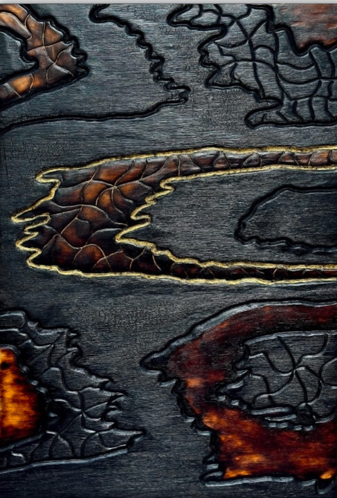 雕塑,  48x32 in 