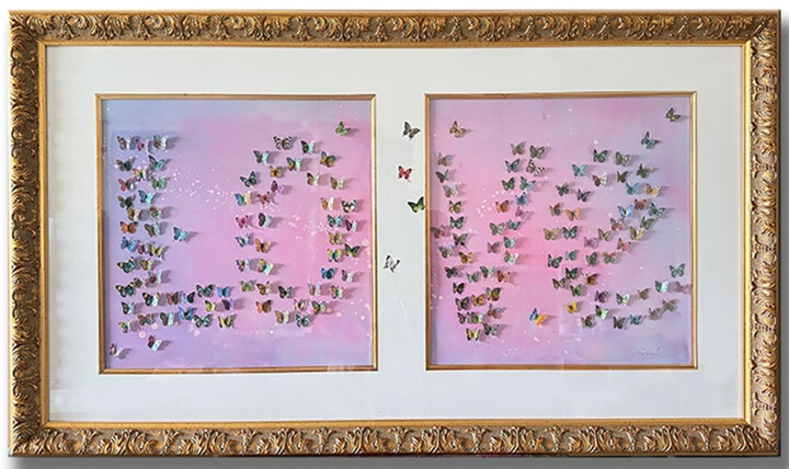 Sculpture titled "Classic Love - Orig…" by Gardani, Original Artwork, Paper Mounted on Wood Stretcher frame