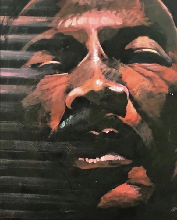 Martin Luther King Jr. 绘画, 39.4x31.5 in