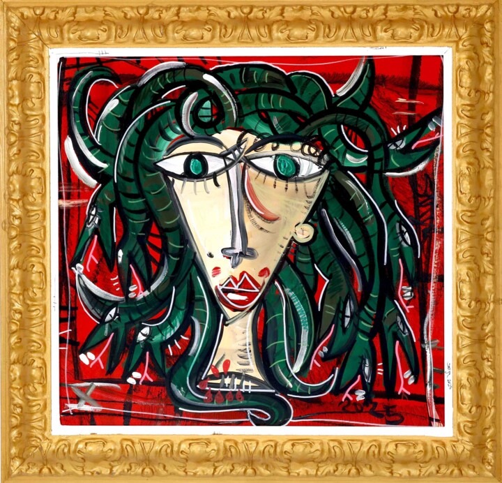 La Medusa Disgraziata 絵画, 22.4x23.2 in