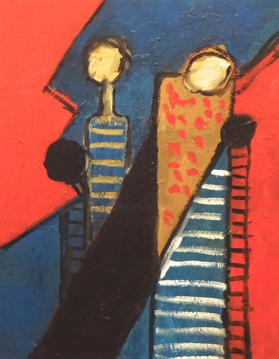 Composition 7015 绘画, 35.4x27.6 in