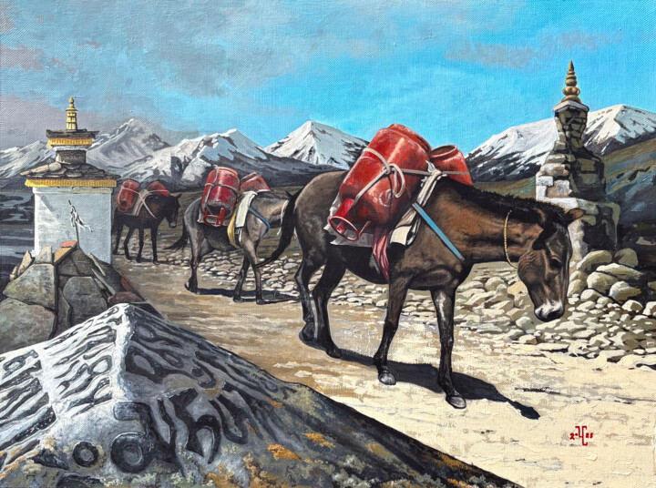 On the way 绘画, 23.6x31.5 in