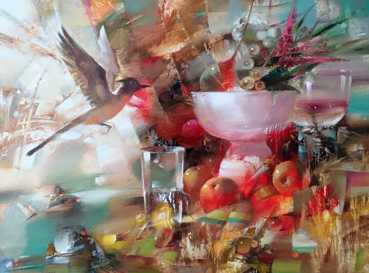 Bright morning 绘画, 23.6x31.5 in
