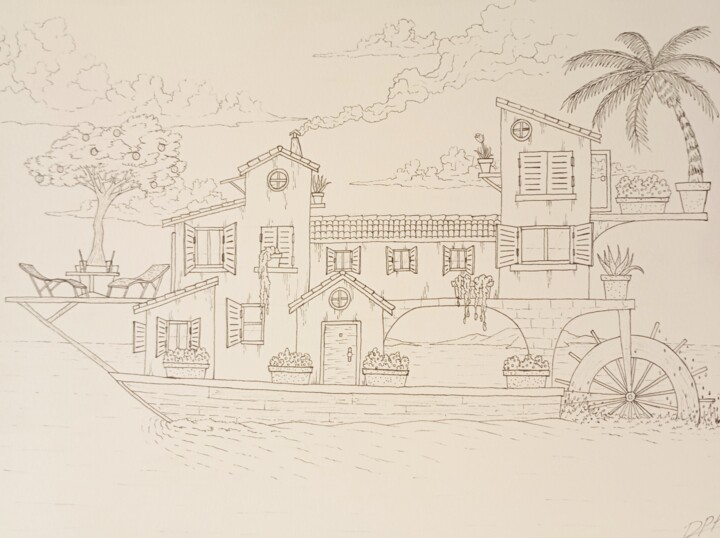 Drawing,  9.5x12.6 in 