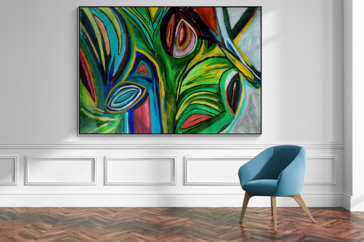 "Matrix" - Number 36 Collection 绘画, 59.1x85.4 in