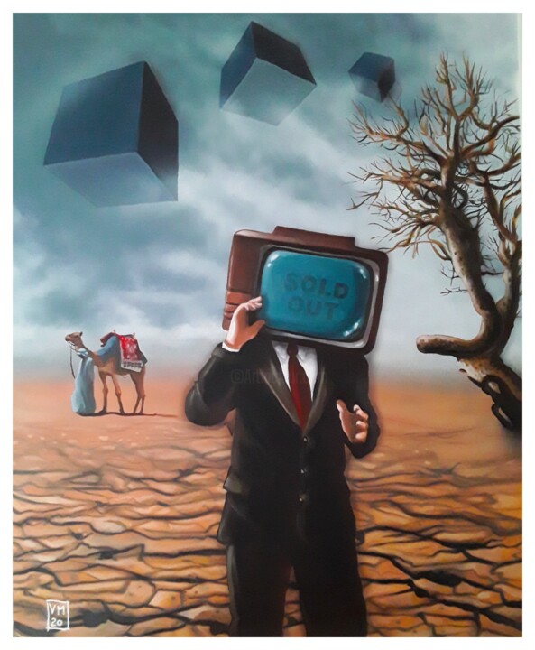 Tutto Esaurito Painting, 39.4x31.5 in