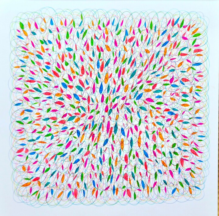Hi, Sy! Four corners 3 绘画, 9.8x9.8 in
