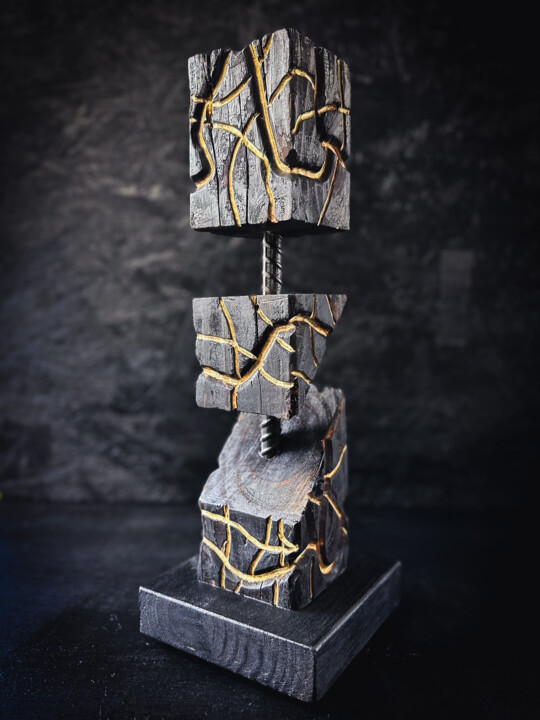 THE WARRIOR Escultura, 17x6 in