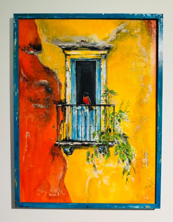 Painting titled "Sérénité" by Iravy, Original Artwork, Acrylic