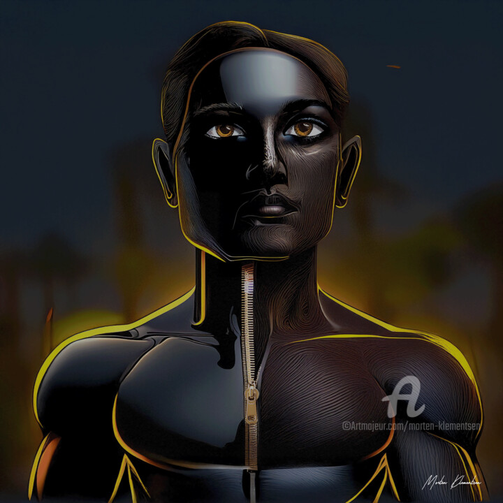 Digital Arts titled "ZIPPERMAN" by Morten Klementsen, Original Artwork, AI generated image