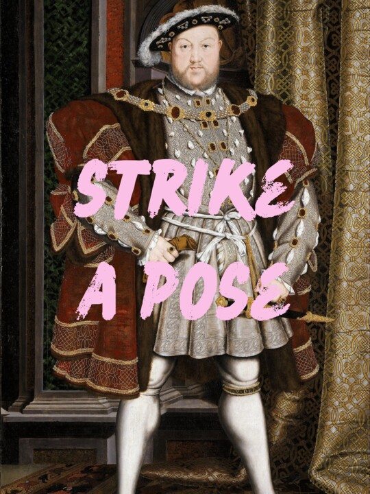 Historical Elegance Meets Modern Humor 数字艺术, 29.3x39.1 in