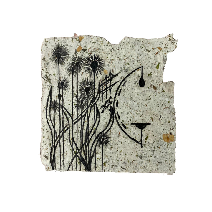 Fioritura lunare Tablo, 13,8x13,8 in