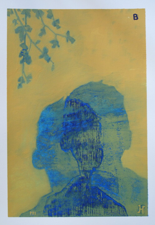 绘画,  9.1x6.3 in 