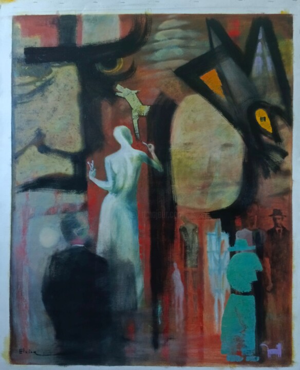 Palimpsest Картина, 40x32 in