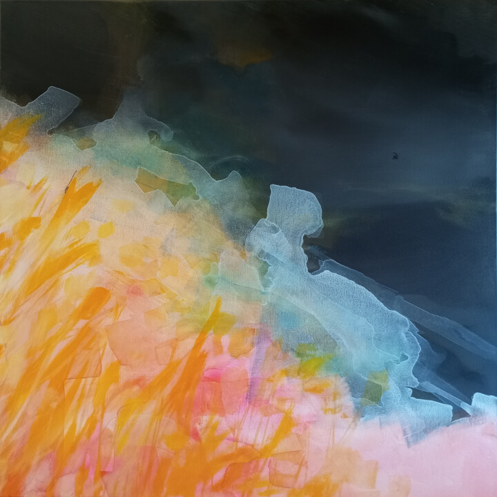 Peinture intitulée "#358, "Insomnia", a…" par Michel Debray, Œuvre d'art originale, Acrylique Monté sur Châssis en bois