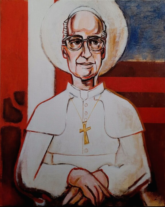 Painting titled "L XIV" by Pascal Buffard, Original Artwork, Acrylic Mounted on Wood Stretcher frame