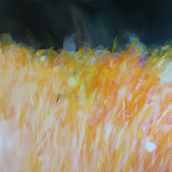 Peinture intitulée "#357, "Insomnia", a…" par Michel Debray, Œuvre d'art originale, Acrylique Monté sur Châssis en bois