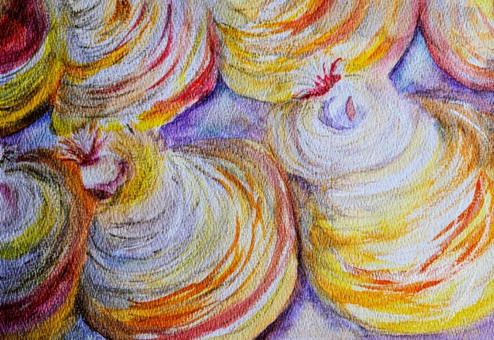 Ala das Baianas 绘画, 8.3x11.8 in