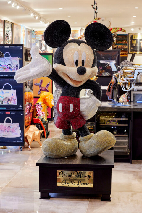 Giant Mickey Swarovski masterpiece Heykel, 66,9x55,1 in