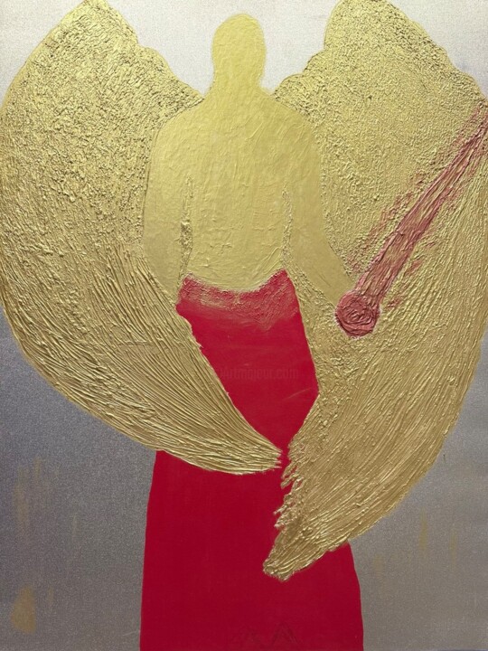 Archangel 绘画, 35.4x27.6 in
