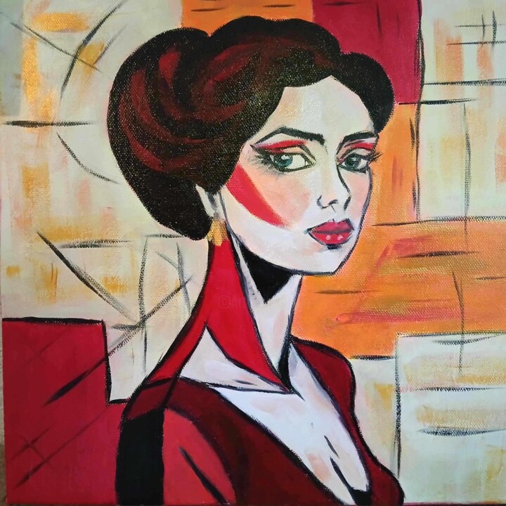 CHARLIE’S ANGELS #2 绘画, 11.8x11.8 in