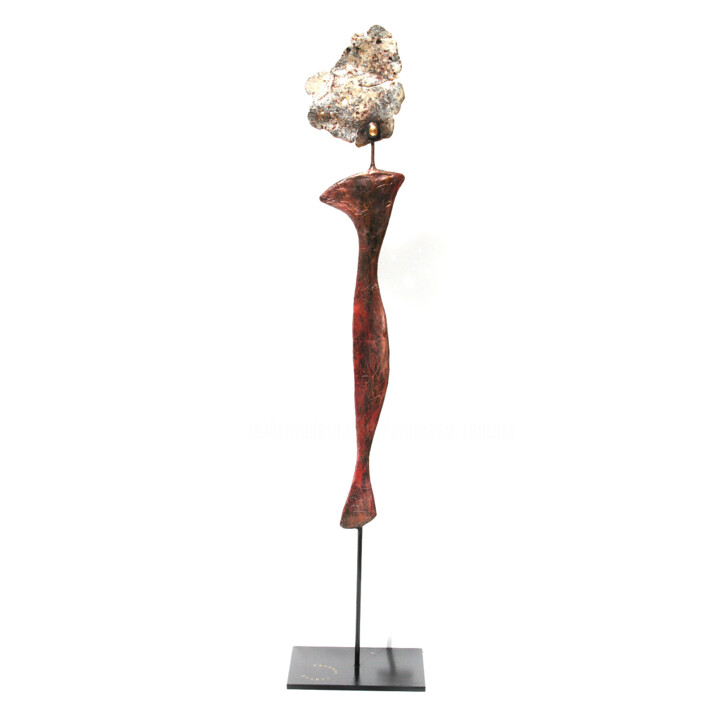 Divinité coiffée, sculpture filiforme 2 Скульптура, 26,4x5,5 in