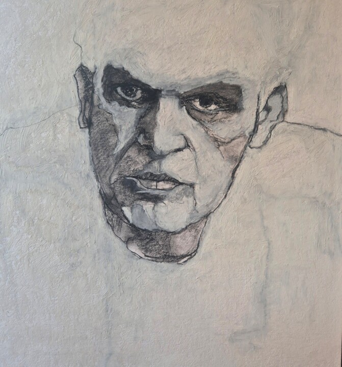 Milan Kundera 绘画, 19.7x15.8 in