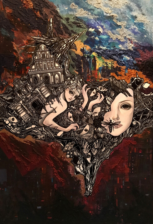 Inside 绘画, 39.4x27.6 in