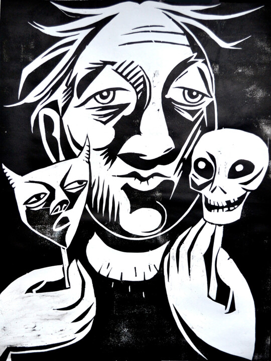 Der Puppenspieler 印花与版画, 25.2x19.3 in