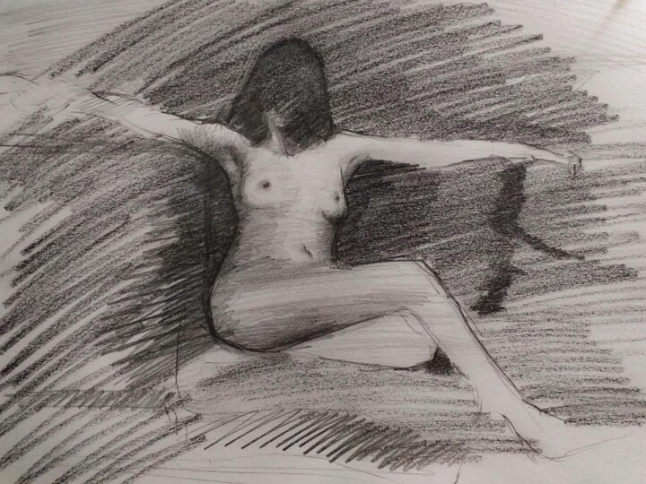 Figure Sketch (III) 图画, 8.3x11.4 in