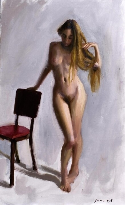 Aubrey 绘画, 19.7x11.8 in