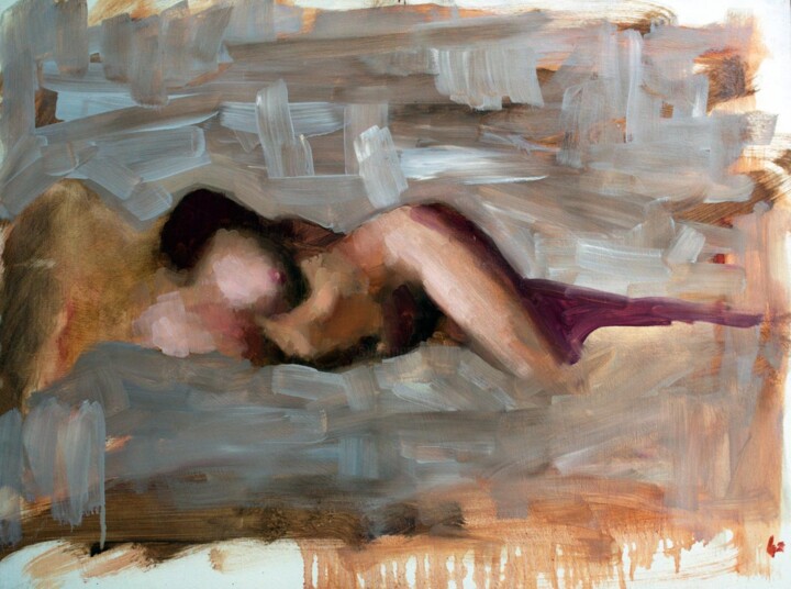 Agostina 绘画, 17.7x23.6 in