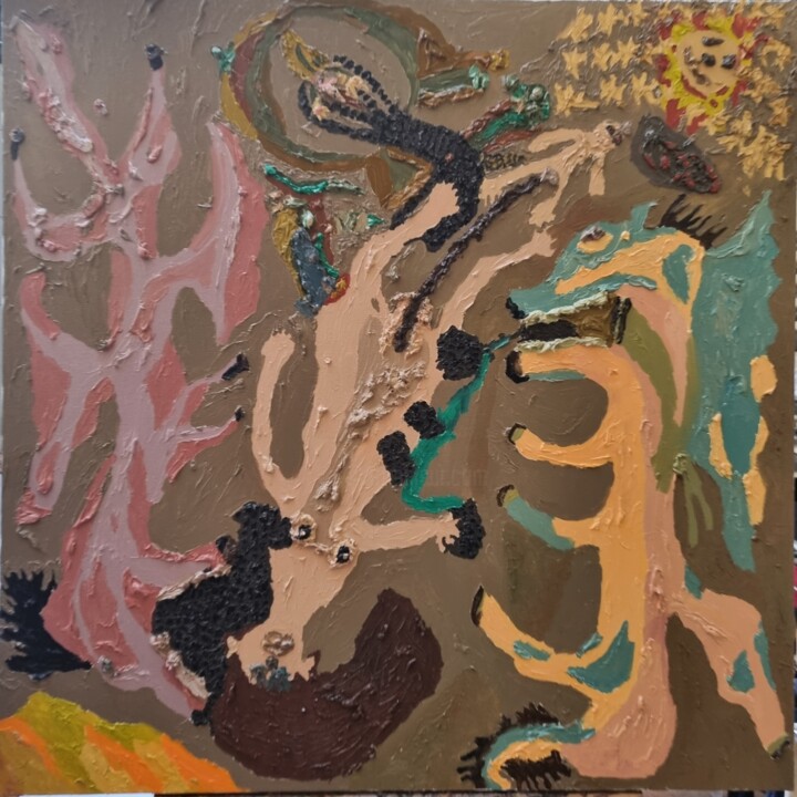 绘画,  31.5x31.5 in 