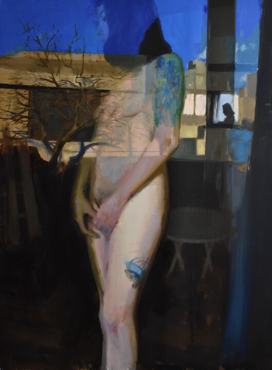 The trees and the flowers 绘画, 39.4x29.5 in