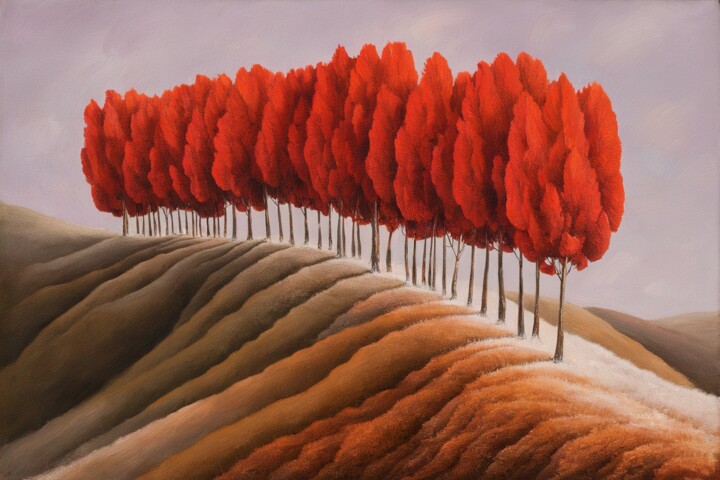 ::: Forest, A Cluster Of Red ::: Arte digitale