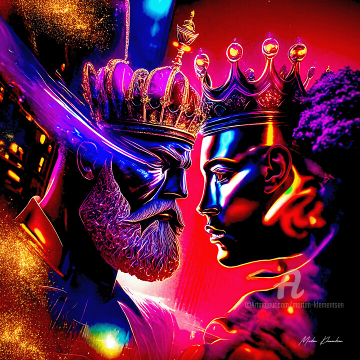 Digital Arts titled "Royal Letter of NO…" by Morten Klementsen, Original Artwork, AI generated image
