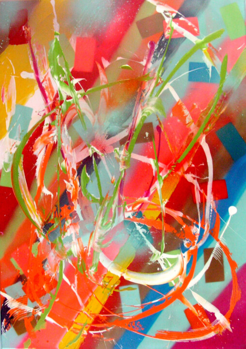 Pop 绘画, 45.7x31.9 in