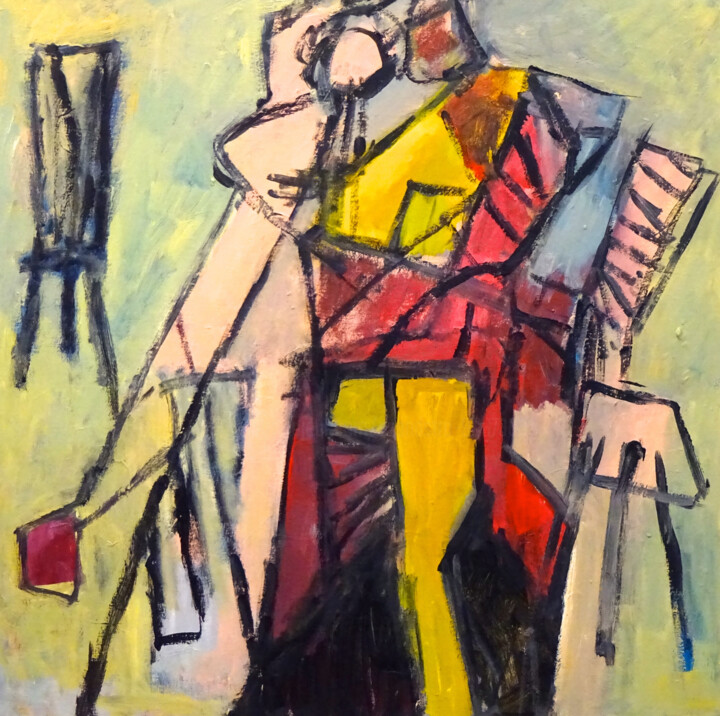 Composition 7231 绘画, 35.4x35.4 in